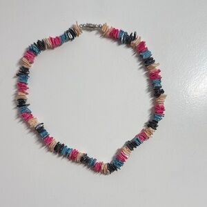 Multicolor Beaded Choker Necklace